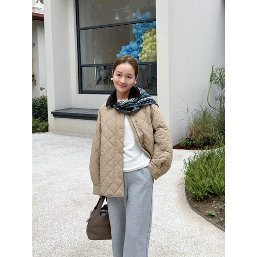 2510404   max 菱格棉服 日本塔夫绸 商品图3