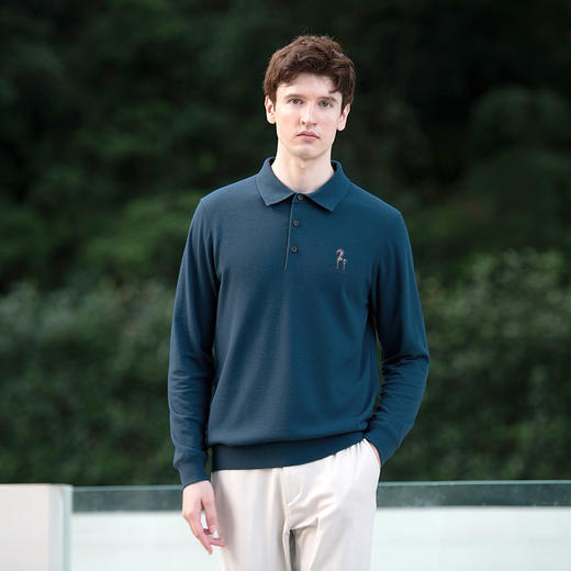 柏奥玛男士秋季针织衫 | POLO领/圆领  两种选择、简约百搭、柔软面料、亲肤透气、多色选择 商品图6