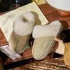 【36-40码】女士冬季新款家用室内民族编织风情棉拖鞋毛毛拖鞋外穿保暖拖鞋【9917】 商品缩略图2