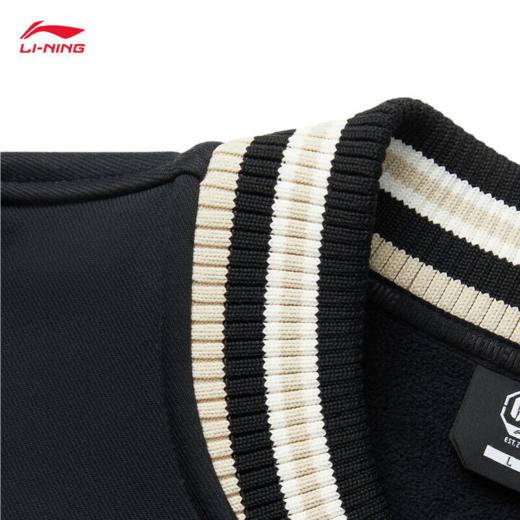 李宁男子2025加绒秋休闲连帽夹克外套AJDV003-4 商品图2