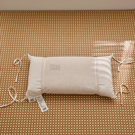 【黑苦荞-糖果枕芯】棉麻苦荞麦枕头枕芯护颈椎糖果枕办公室午休腰靠抱枕 商品图2