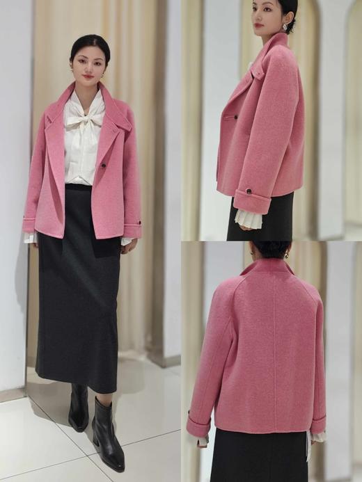 58J515短款AB面羊绒外套 商品图7