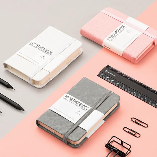 必须莫兰迪色绑带皮面本A7（颜色随机） 商品图0