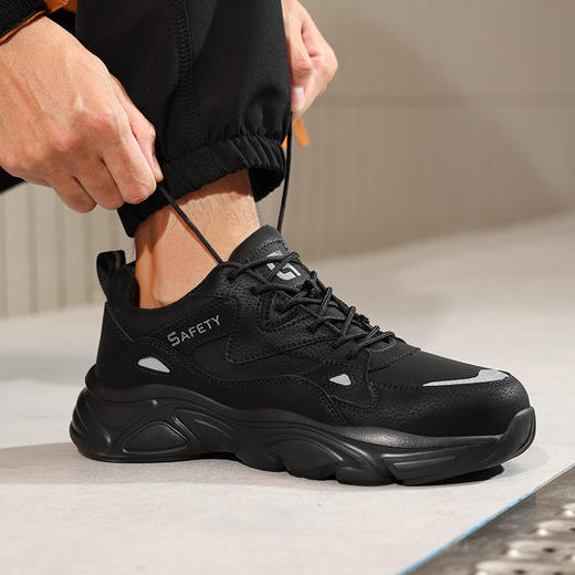新品防砸防刺安全鞋钢包头劳保鞋工作鞋橡塑底轻便款 商品图9
