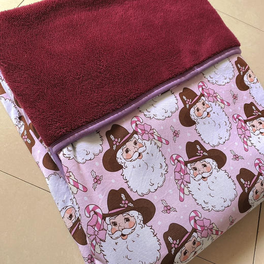 保暖柔软 竹纤维加珊瑚绒双面盖毯被子 可机洗暖气房足够 商品图2