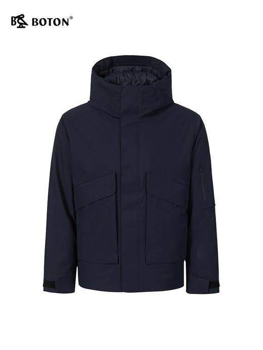 波顿男士秋冬 派克羽绒服 利落质感 白鸭绒连帽合身款MC813523 商品图6