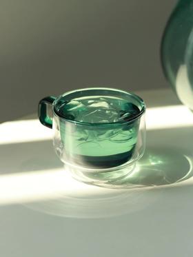 【HARIO】双层彩色玻璃马克杯居家用ins高颜值办公室杯HCDM