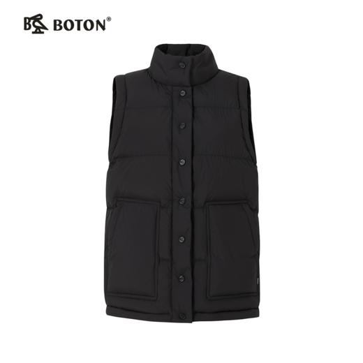 波顿女士秋冬保暖 羽绒马甲 轻暖不臃肿 宽松立领款LC739523 商品图5