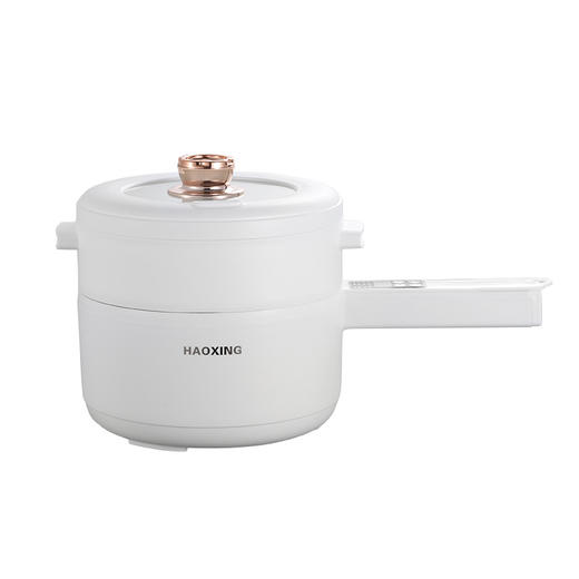 【一锅多用❗️多功能电煮锅】蒸煮顿涮「电子式小煮锅」煎/炒/煮/涮/焖/炖/炸“一锅足矣”宿舍学生家用小型电锅，一体电炒煮面1人2不沾电热火锅L 商品图4