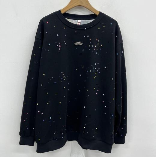 ZC圆领金属铭牌满印长袖卫衣50629（黑）秋季253060010321 商品图0