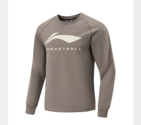 李宁男子加绒保暖运动卫衣AWDU533-4