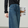 【四面弹-阔腿裤】逸阳秋新品软垂舒适高级感显瘦高个子牛仔长裤7261 商品缩略图4