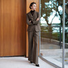IWY/ 巧克力棕色高级感羊毛西装套装女秋冬新款气质显瘦通勤正装CPM2503 商品缩略图1