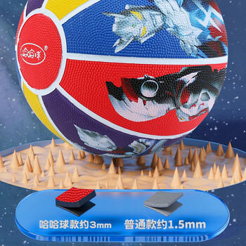 哈哈球儿童篮球5号奥特曼拍拍球3-6岁幼儿园玩具球皮球生日节日礼物 商品图6