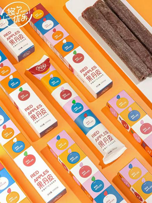 悠了优乐·新疆伊犁红肉海棠果丹皮 100g*2  酸甜有嚼劲 果肉纤维看得见 商品图2