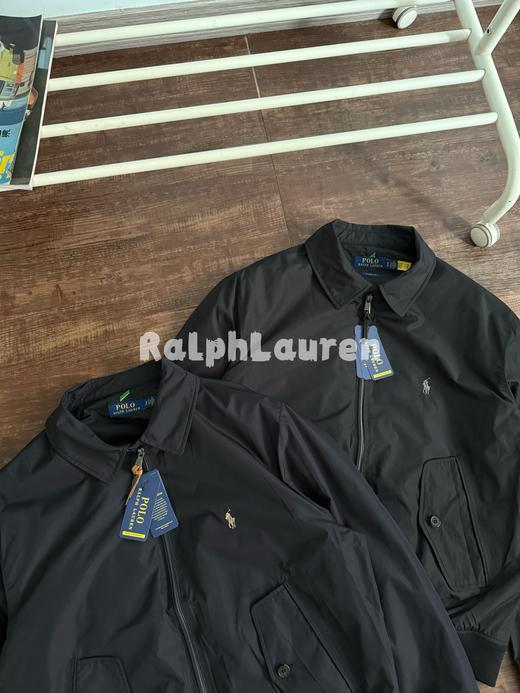 拉夫劳伦经典纯色LOGO刺绣夹克外套 商品图2