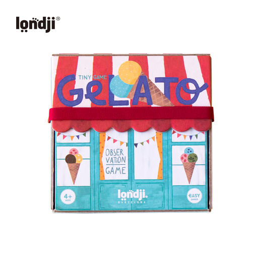 londji 冰激凌快手 桌游 适合4岁+ 小巧可爱的尺寸 便携易收纳-TG004U 商品图0
