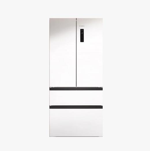 西门子 冰箱 KF88E1220C 501升 零平嵌入式 法式多门 风冷 变频 一级能效 底部前置散热 电脑控温 金属面板 双循环制冷 润玉白 商品图0