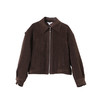 VIMAGE纬漫纪灯芯绒咖色休闲拉链复古翻领夹克外套女2025秋季新款V2410101 商品缩略图6