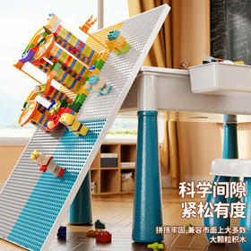 斯纳恩（Snaen）积木桌子大颗粒儿童玩具结实多功能游戏3-6岁1男女孩生日新年礼物