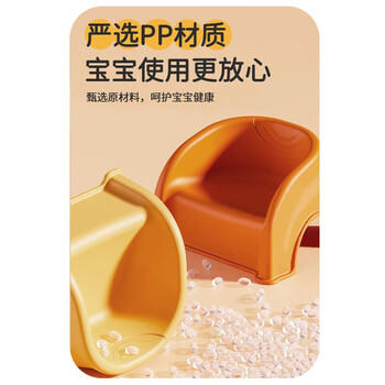 MURCIA婴幼儿童塑料小凳子靠背椅加厚宝宝沙发餐椅小椅子防滑板凳洗澡凳 商品图4