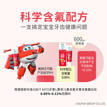 狮王(lion)齿力佳儿童牙膏含氟2-12岁100g草莓葡萄2支新老装随机 商品图2