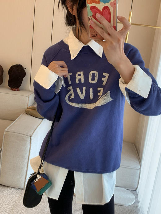 1021-2 亲戚工厂 一手渠道 45R全棉加绒卫衣 松软亲肤保暖 我穿L合身 商品图11