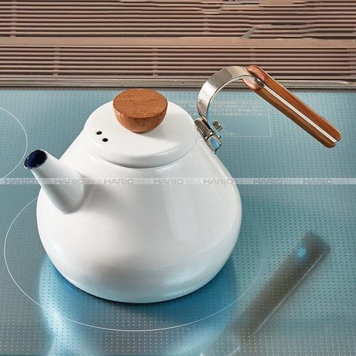 【HARIO】日式搪瓷制烧水壶茶壶家用煮水壶功夫茶具明火BTK 商品图0