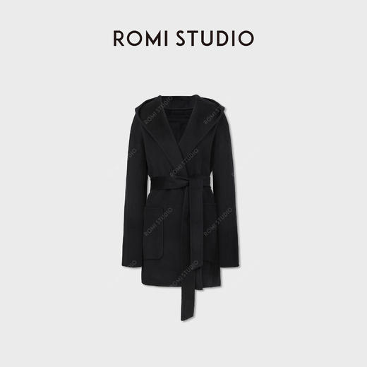 ROMISTUDIO“国王的礼物”15.8微米阿拉善山羊绒大衣 RWCAW86781【双面穿】 商品图2
