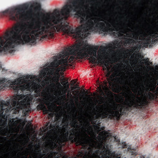 Herlian 2025冬季圣诞树图案护耳设计针织帽 商品图2