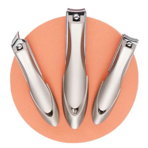 【浅幼 德系精工螳螂修甲套装】一套三只，不锈钢材质，刀锋如镜，削甲如泥 ，升级版防飞溅指甲钳套装~ 商品图9