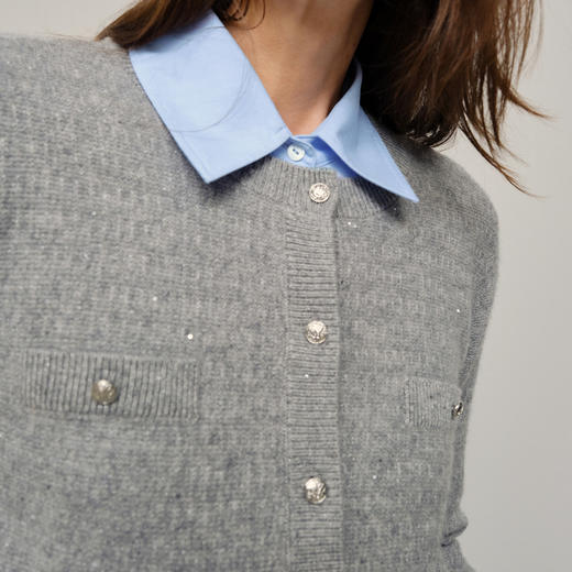 【商场同款】麦檬冬毛衫开衫5FA133361 商品图3