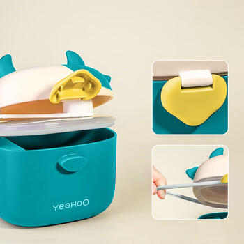 英氏（YEEHOO）便携式外出婴儿宝宝奶粉盒密封防潮盒储存罐辅食米粉盒 商品图1