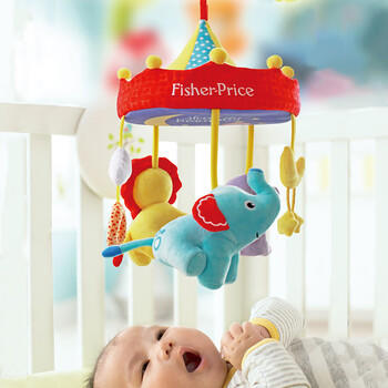 费雪（Fisher-Price）安抚床铃婴儿床挂件新生儿八音盒摇篮曲安抚幼儿童生日礼物礼品 商品图2