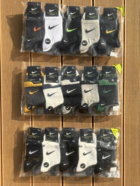 一包10双！!nk男士5A抗菌防臭棉质钩子中筒袜