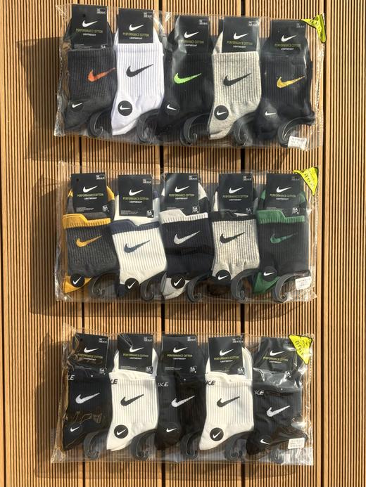 一包10双！!nk男士5A抗菌防臭棉质钩子中筒袜 商品图0