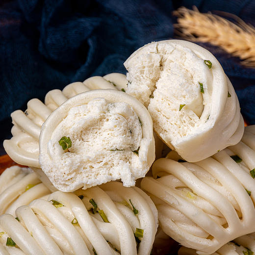 【冷冻】珍膳坊 葱油手工大花卷 600g/袋 商品图1