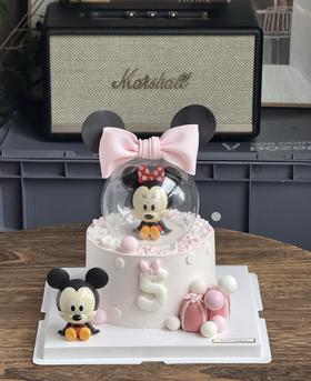 米妮蛋糕H款（提前1天 龙凤胎双保胎可换）