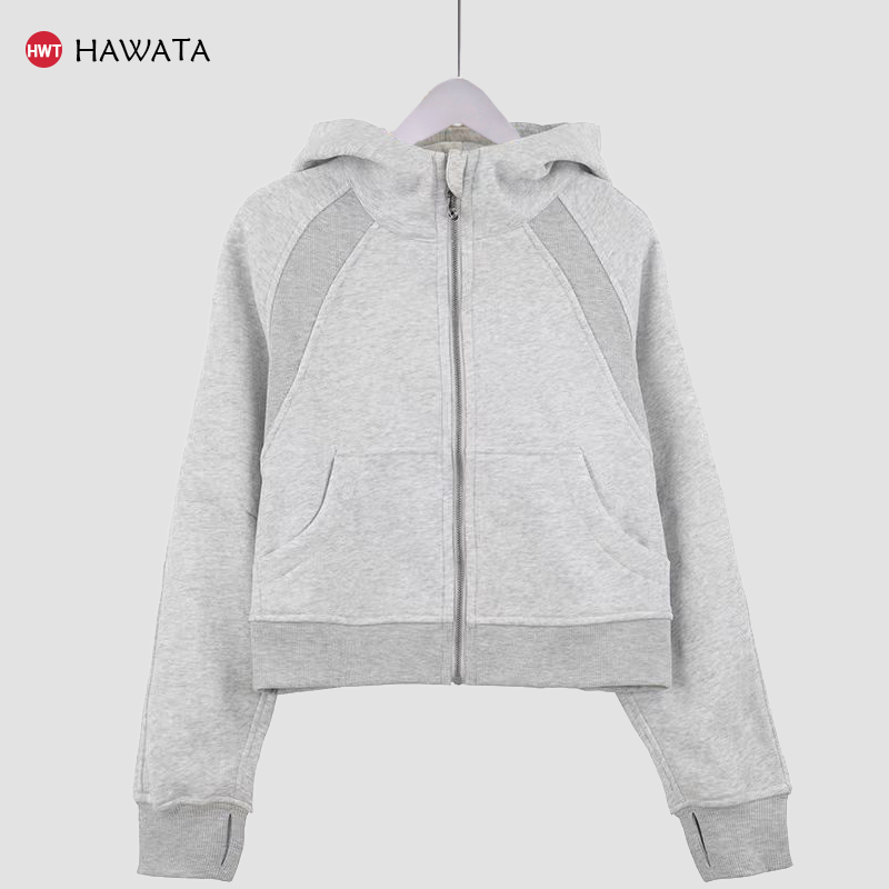 哈瓦塔（短款）加绒带帽保暖外套 H340121