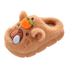 冬季新款儿童拖鞋室内男童女童可爱棉拖鞋卡皮巴拉宝宝居家保暖拖 商品缩略图4