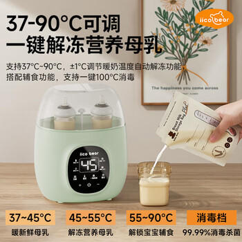 亿可熊（iicobear）温奶器消毒器二合一保温暖奶器婴儿母乳热奶解冻恒温壶热门商品 商品图2