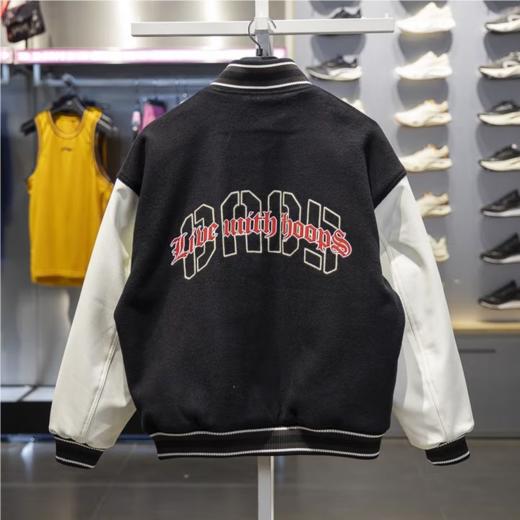 李宁男子2025春秋休闲棒球服夹克外套AJMV027-1 商品图1