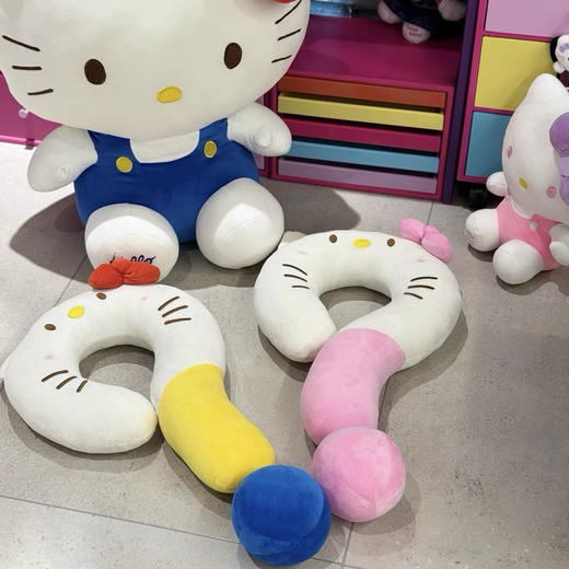 💥小憩/差旅必备枕头💰19.9秒杀【KT猫问号U型枕】，谁能拒绝 Hello Kitty 的可爱暴击啊！不管是居家还是出行，都得带上它～💖 商品图3