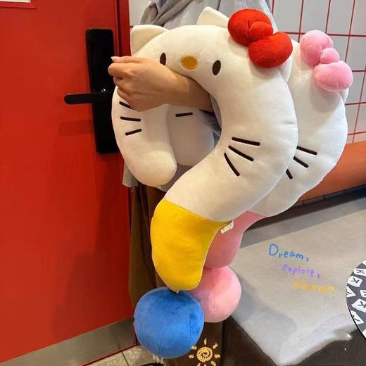 💥小憩/差旅必备枕头💰19.9秒杀【KT猫问号U型枕】，谁能拒绝 Hello Kitty 的可爱暴击啊！不管是居家还是出行，都得带上它～💖 商品图2