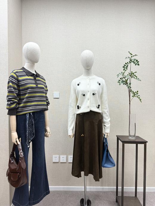 麂皮不规则伞裙 商品图2