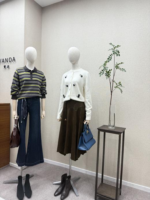 麂皮不规则伞裙 商品图1