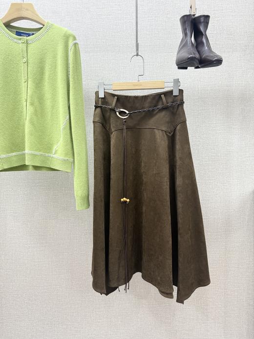 麂皮不规则伞裙 商品图5