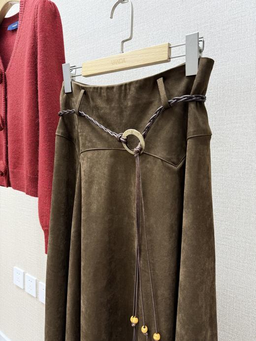 麂皮不规则伞裙 商品图7