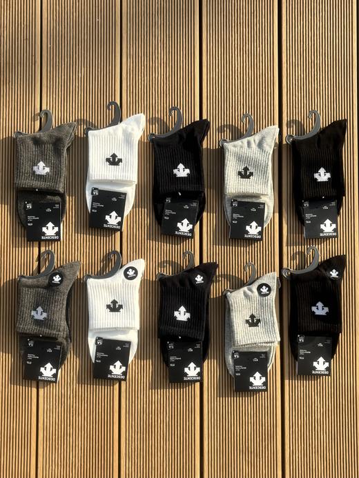 一包十双！dst箭头家5A抗菌防臭男士运动短袜中袜  棉质材质，舒适透气吸汗防臭 商品图0