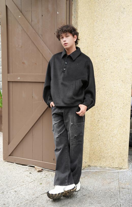 532463253休闲呢料卫衣 商品图2